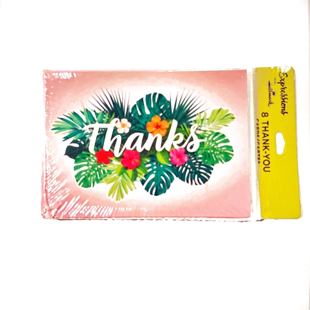 Hallmark 16 Tropical Thank You Cards & Envelopes